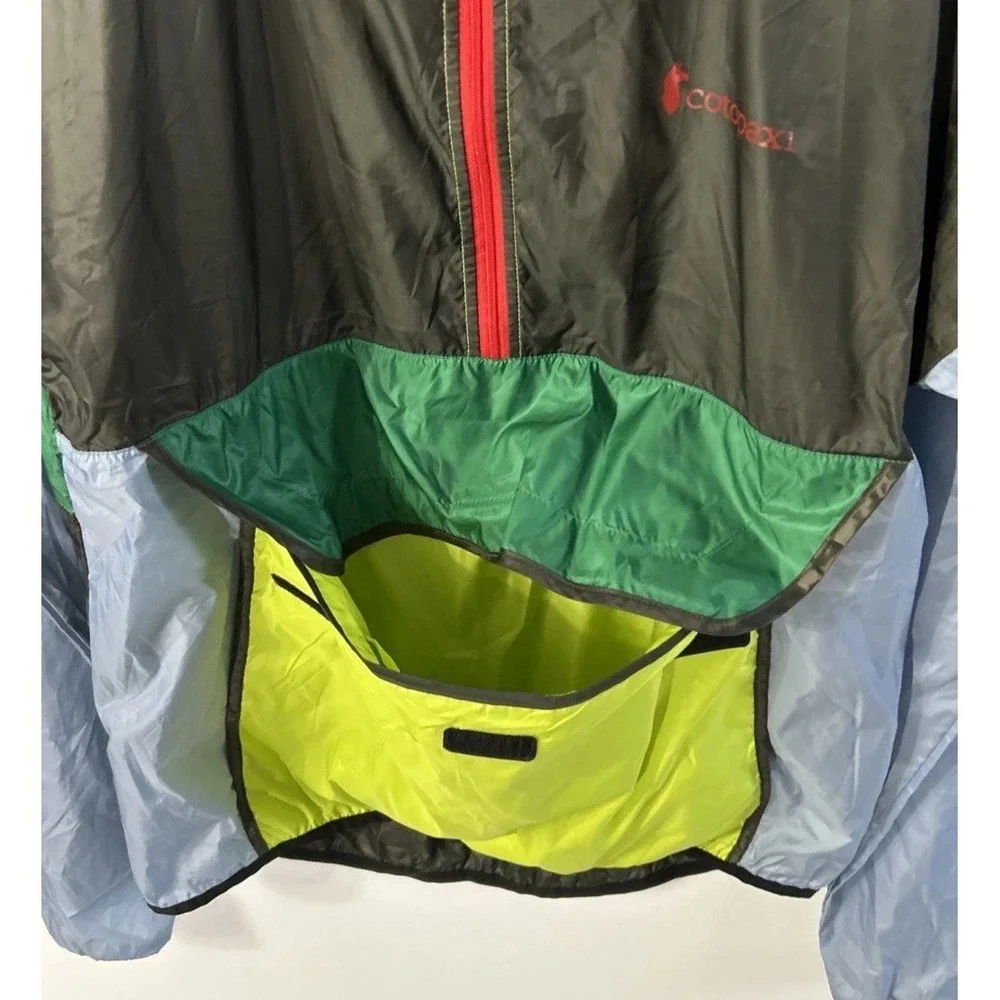 Womens Cotopaxi Teca Packable 1/2 Zip Windbreaker Limeade Pullover Jacket Sz Med - Picture 3 of 6